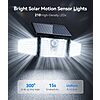 2-Pack KOOPER 3-Head Solar Motion Sensor Flood Lights (Black) $14.98 + Free Shipping w/ Prime or on $35+