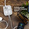 8-Outlet GE Surge Protector Power Strip w/ 6' Braided Cord & USB Ports $11.86 + Free Shipping w/ Walmart + or on $35+