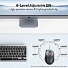 2.4GHz Wireless Tecknet Silent Optical Mouse w/ 6-Button & 4800 DPI (Grey) $3.99 + Free Shipping w/ Prime or on $35+