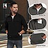 Lepunuo Men's Quarter-Zip Fleece Cargo Sweatshirt (Various) $12.99 + Free Shipping w/ Prime or on $35+