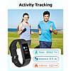 Cloudpoem Men's or Women's Fitness Tracker Pedometer Watch w/ Heart Rate Monitor & Sleep Tracking (Black) $14.99 + Free Shipping w/ Prime or on $35+