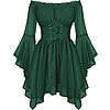 Scarlet Darkness Women's Renaissance Off-Shoulder Bell Sleeve Mini Dress (Various) $17.24 + Free Shipping w/ Prime or on $35+