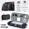 DIGIROOT Hard Shell Switch Case for Nintendo Switch 2, Switch & OLED (Black) $6.99 + Free Shipping w/ Prime or on $35+