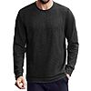 PINSPARK Men's Long Sleeve Crew Neck Shirt w/ Side Zipper Pockets (Various) $6.99 + Free Shipping w/ Prime or on $35+