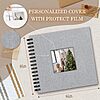 8" x 8" Popotop Linen Hardcover DIY Scrapbook Photo Album w/ Display Window (Grey) $3.49 + Free Shipping w/ Prime or on $35+