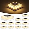 Brightever 12-Pack 4" x 4" Outdoor Solar Post Cap Light $26 & More + Free Shipping w/ Prime or orders $35+