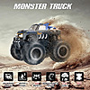 LOHEER 1:16 Remote Control Cars , Waterproof 4WD RC Monster Truck Toys Gifts for Kids Adults $32.39