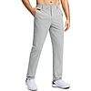 Pudolla Men's Golf Pants Stretch Work Dress Comfy Pants 30"/32"/34" Lightweight Quick Dry Casual Slacks Trousers with Pockets (Various) $17.99