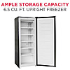 6.5 Cu. ft. Frigidaire Garage Ready Upright Freezer (Platinum Silver) $218