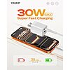2-Pack wegear 30W Dual-Port GaN USB-C Wall Charger w/ Foldable Plug & USB-C Cables (White or Black) $9.99 + Free Shipping w/ Prime or on $35+