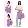Wandering Nature Puffy Tote Bag w/ 15.6" Laptop Compartment & 10 Pockets (Purple) $15.00 + Free Shipping w/ Prime or on $35+