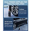 JUSUOX 150 PSI Portable Tire Inflator Air Compressor w/ Dual Power (Cordless & 12V DC) $17.96 + Free Shipping w/ Prime or on $35+