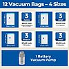 12-Pack ETENWOLF Vacuum Storage Bags w/ Cordless Wireless Pump $13 + Free Shipping w/ Prime or on $35+