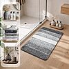 24" x 17" COSY HOMEER Non Slip Bathroom Rug (Gray) $5.60 + Free Shipping w/Prime or $35+