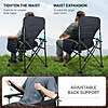 EVER ADVANCED Oversized Lumbar Support Folding Camping Chair (Supports up to 500lbs) $71.10 + Free Shipping