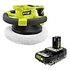 Ryobi ONE+ 18V Cordless 10 in. Variable Speed Random Orbit Buffer with ONE+ 18V 2.0 Ah HIGH PERFORMANCE Battery $49.97