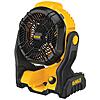 DEWALT 8-in Indoor/Outdoor Jobsite Fan, Battery Powered, in Yellow one_size | DCE512B $99