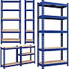 Yaheetech 5-Tier Heavy Duty Storage Shelves 28" W x 12" D x 60" H Blue $35.24