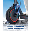 AOVOPRO AP07 Foldable Electric Adult Scooter, 10.5Ah 19mph, 23miles Max Range, Double shock absorption, free S&H $144.24