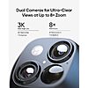 Cert. Refurb: eufy SoloCam S3 Solar Wireless Security Camera 360°PTZ 3K Dual-Cam Night Vision $80 + Free S&H