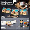 Laptop Screen Extender, 14'' FHD 1080P Ultra-Slim Triple Portable Monitor for Laptops $179.97