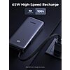 UGREEN Nexode 20000mAh 45W Power Bank, Built-in Cable for iPhone 17 Pro $34.99
