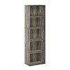 Furinno LUDER Book Shelf, 5-Tier Bookshelf in French Oak. 9.4 x 15.8 x 52. Free Shipping w/ Prime $24.84