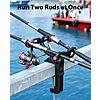 2-Pack Clamp-On Dual Rod Fishing Rod Holder w/ 360° Rotation & 10° Tilt $17.99 + Free Shipping w/ Prime or on $35+