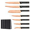 Hampton Forge 13-Piece Knight Copper Cutlery Block Set $39.99 + Free S/H