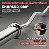 4' Signature Fitness Olympic Curl Bar w/ 2" Sleeves $9.99 + Free Shipping w/ Walmart+ or on $35+