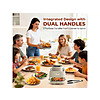 8-in-1 Rosewill Portable Glass Air Fryer w/ 5.5QT & 1.6QT Glass Pot, Lid, & Tongs (Saturn Gray) $69.99 + Free Shipping