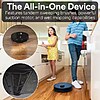Dustin Wi-Fi Connected Self-Emptying Robot Vacuum and Mop in Navy $219.99