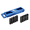 Tractor Supply, JobSmart 1/2 in. Drive Deep Impact Socket Set, 10 pc., Metric or SAE, $10.99, free pickup