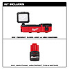 Milwaukee M12 12-Volt PACKOUT Flood Light with High Output 2.5 Ah Battery Lithium-Ion Cordless w/USB Charging $129 @HomeDepot