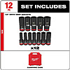 Milwaukee SHOCKWAVE 1/2 in. Drive SAE Deep Well Impact Socket Set (12-Piece), $64.97, FS, Home Depot