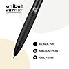 4-Pk uniball 207 Plus+ Retractable Gel Pens (Medium Point, 0.7mm, Black) $4.05