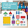 Playmags Magnetic Tiles for Kids 100-Piece Set, STEM Educational Building Blocks Toys for Kids, Includes Click-in ABC Learning Tiles $25.99