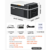 VEVOR Car Refrigerator, DC 12/24V AC100-240V Compressor Electric Cooler, -4°F to 68°F Car Fridge with APP Control, 21 QT $114.31