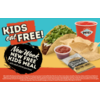 free kids meal with adult entree every week through September at Moe's