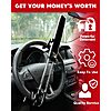 Tevlaphee Steering Wheel Lock Anti-Theft Car Device Heavy Duty Security Car Lock Antitheft Locking Devices