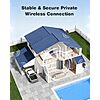 SEHMUA- 4MP Security Cameras Wireless Outdoor Home System, 2-Cam Kit, No Subscription & Solar Powered, Local Storage $74.99