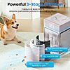 Pureborne HEPA Air Purifiers for Home Large Room with PM 2.5 Sensor for Wildfire Smoke Odor Fur, Three-Sided Air Inlet, Auto Mode, White, 1 Pack $70.19