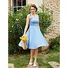 Belle Poque Women's Spaghetti Strap Midi Vintage Tea Party Dress $16.55