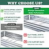 FOYUEE Galvanized Raised Garden Bed 8x4x1ft-Single Unit $27.99