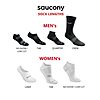 Saucony Men's RunDry Bolt Performance No-Show Socks, Available in M-XXL (6, 12, 18 Pairs), Black (6 Pairs), X-Large $8.05