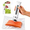Handheld Vacuum Sealer for Food, Compact Portable Cordless Vacuum Sealer with 30 Reusable Bags $24.99