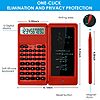 IPepul Scientific Calculators for Students, Red Math Calculator with Notepad,10-Digit Large Screen, Classroom Must Haves for Middle High School Supplies & College (Red) $8.07