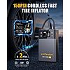 VTOMAN X1 2500A Jump Starter,150PSI Air Compressor for 8.5L Gas/6L Diesel $49.99 at VTOMAN via Amazon