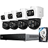 eufy PoE NVR Security System S4 Max 8CH 16MP Triple Lens Camera 360°PTZ Refurb $549.99