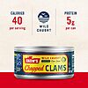 Snow's Wild Caught Chopped Clams Canned, 6.5 oz Can (Pack of 12) - 5g Protein Per Serving - Keto Friendly, 99% Fat Free~$19.55 With S&S @ Amazon